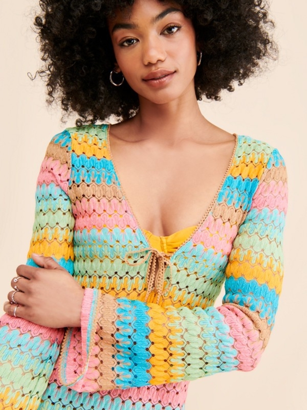 Vacay Crochet Maxi Coverup